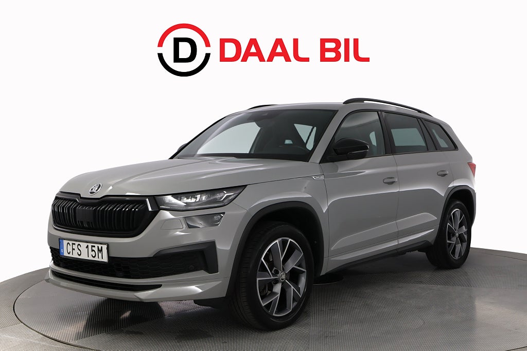 Skoda Kodiaq 2.0 TSI 4x4 190HK SPORTLINE 7-SITS DRAG P-VÄRM B-KAM