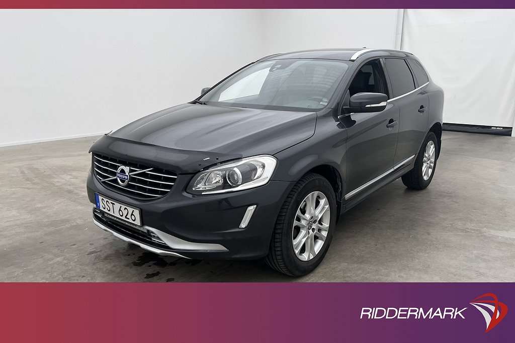 Volvo XC60 D4 AWD Summum VOC Värmare Skinn Sensorer GPS Drag