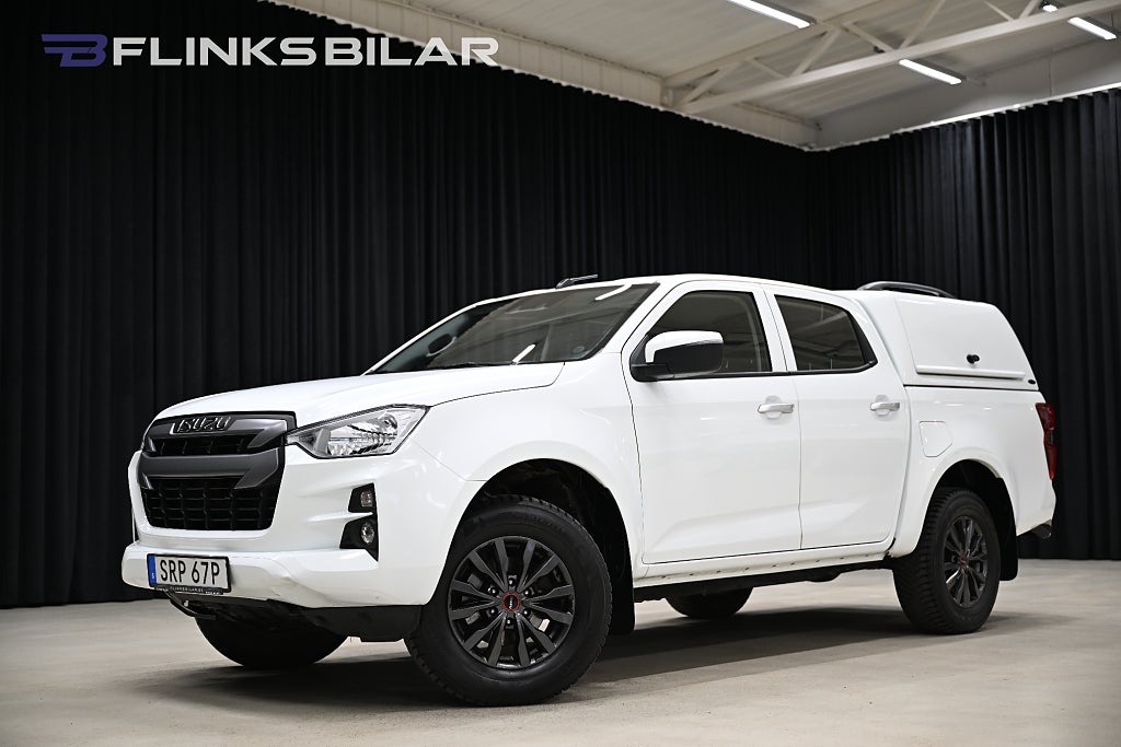 Isuzu D-Max 163HK Dubbelhytt|Kåpa|Drag|Fjärrstyrd|Värmare|Leasbar
