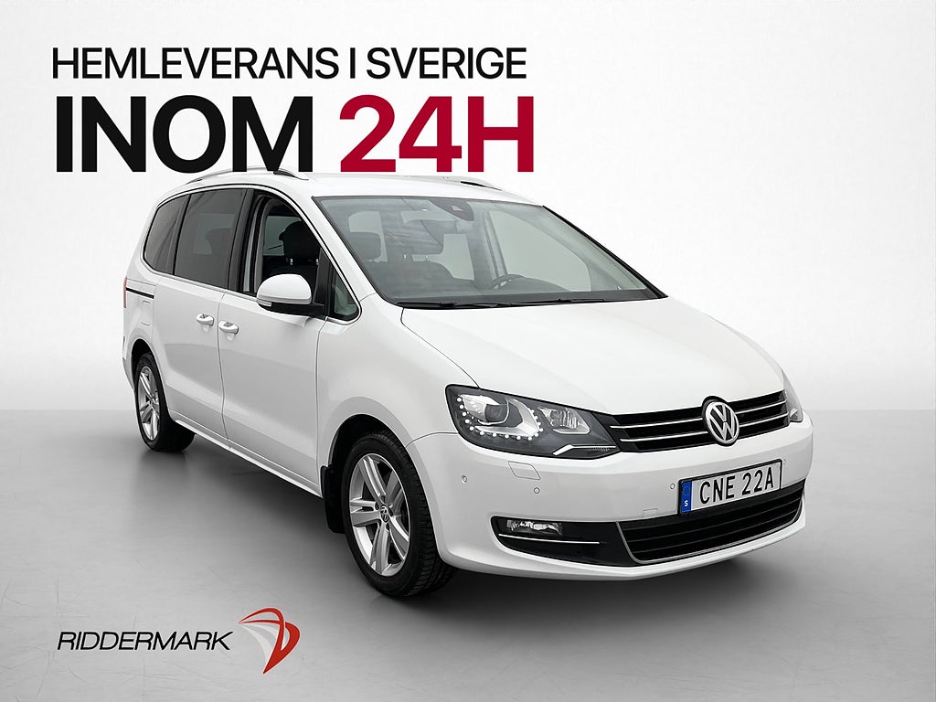 Volkswagen Sharan 2.0 TDI 4M 7-Sits D-Värm Navi Drag Kamera