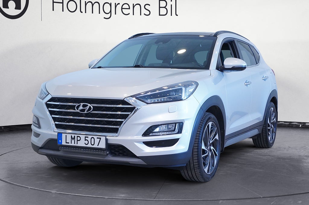 Hyundai Tucson 1,6 T-GDi 4WD DCT Premium 177hk Dragkrok | Ränta 2,99%