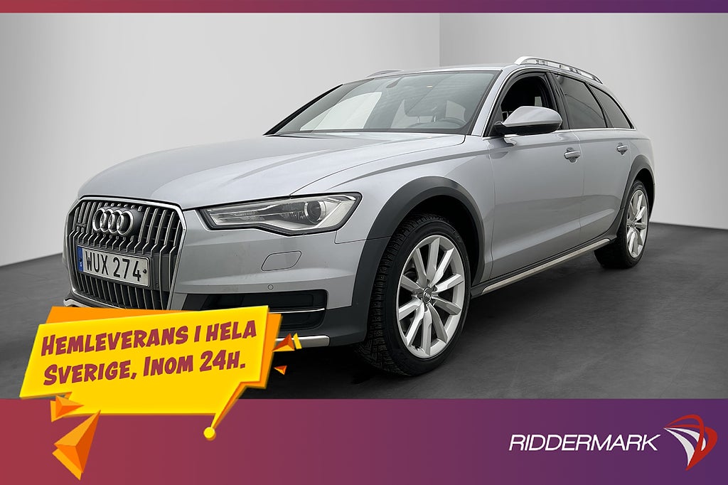 Audi A6 allroad Q 3.0 TDI V6 Luftfjädring D-Värm Skinn Drag