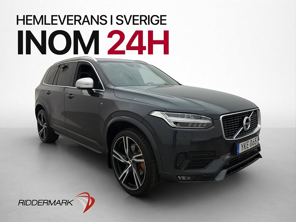 Volvo XC90 D4 AWD R-Design Pano HUD VOC 360° Elstolar Drag