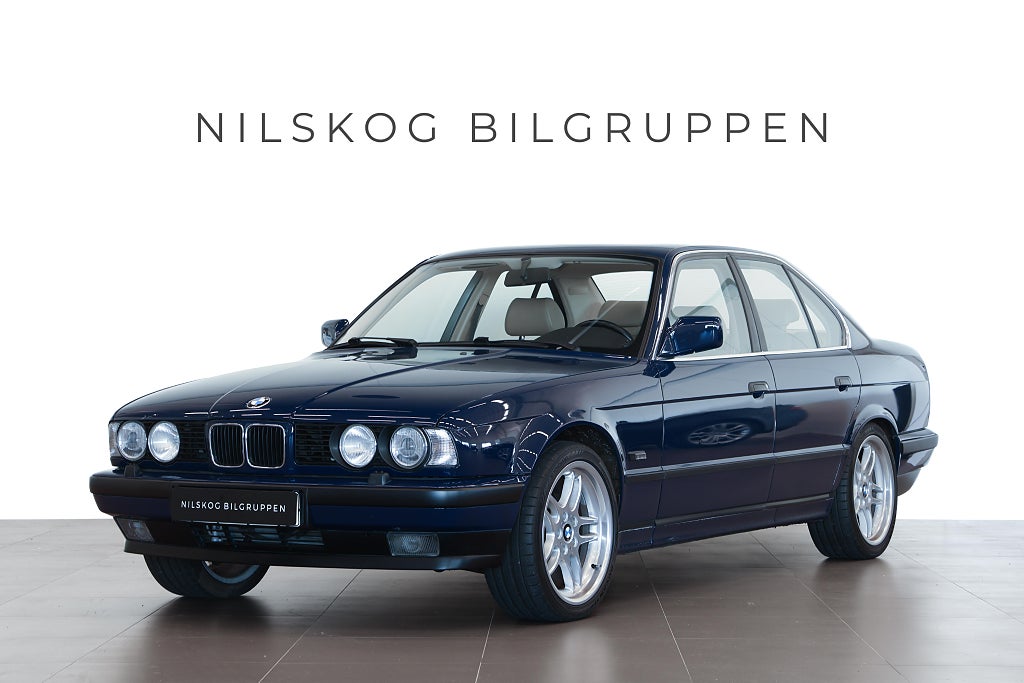 BMW 525 i E34 Automat | Renoverad | Fint skick! | Läderklädsel