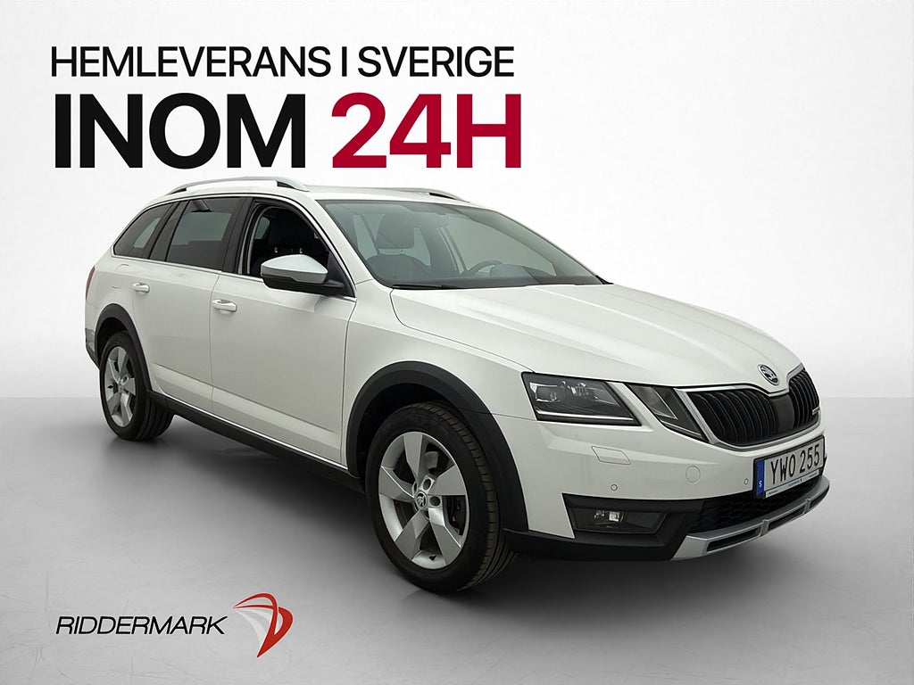 Skoda Octavia Scout 4x4 180hk Premium Värmare Drag Kamera