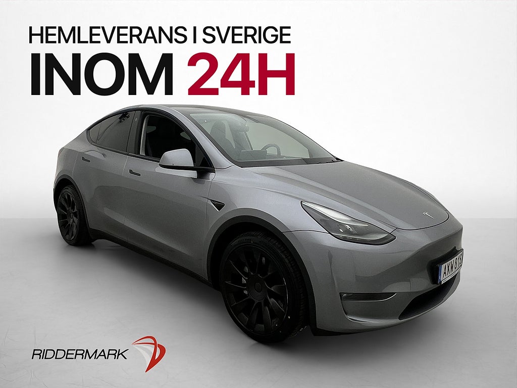 Tesla Model Y Long Range AWD Pano Dragkrok AP Sv.Såld MOMS