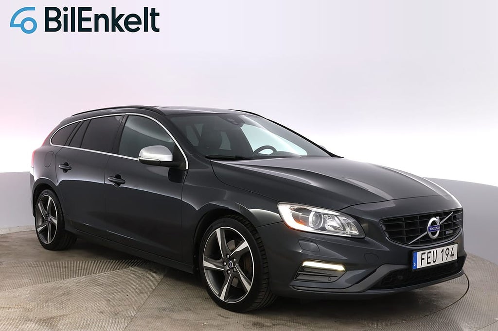 Volvo V60 D4 AWD R-Design Taklucka Drag D-Värme Navi 181hk