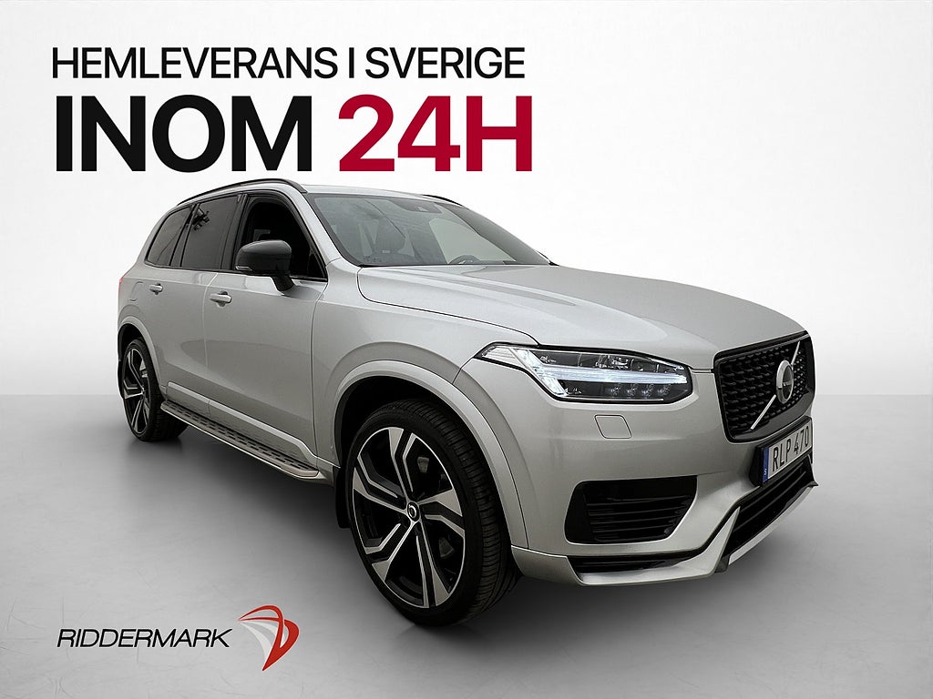 Volvo XC90 Recharge T8 AWD R-Design B&W Luft Pano  Drag MOMS