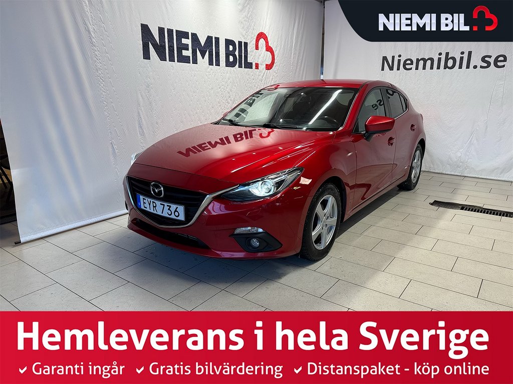 Mazda 3 Sport 2.2 Navi Kamkedja P-sens Farthållare S&V 