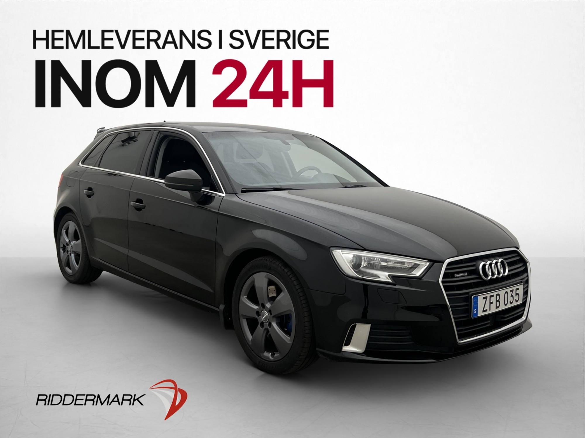 Audi A3 2.0 TFSI Quattro 190hk Proline 2018, bild 3/66