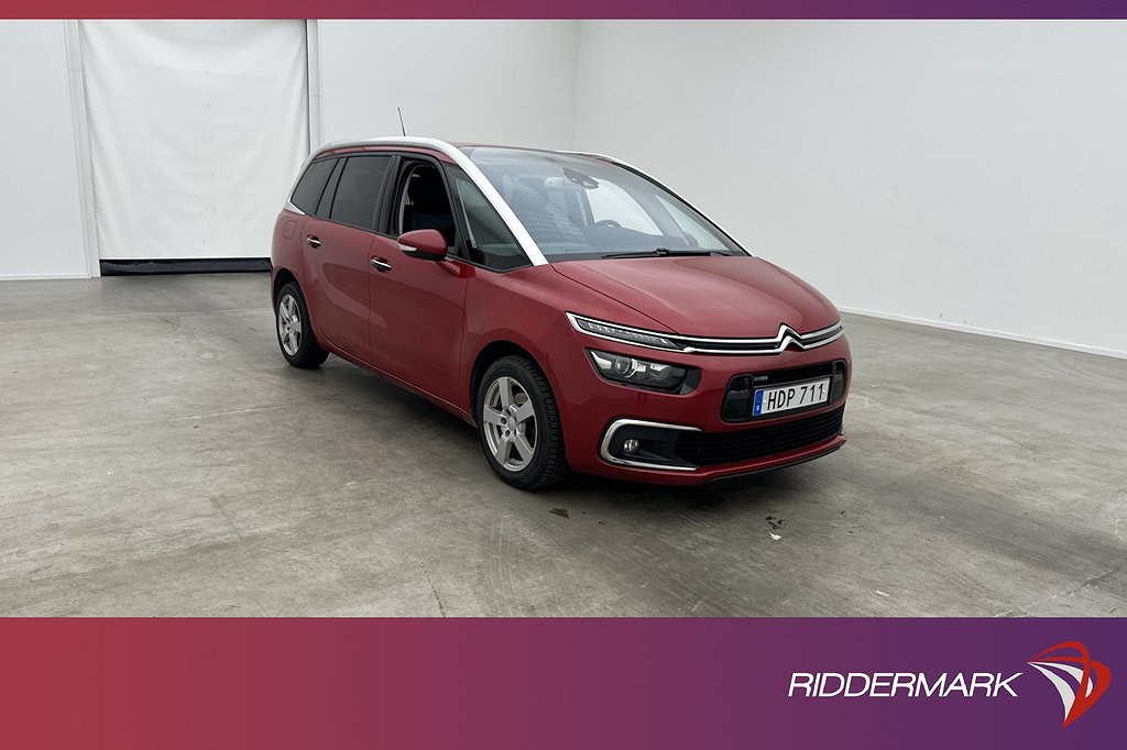 Citroën Grand C4 Picasso 130hk 7-Sits M&K-Värmare Kamera GPS