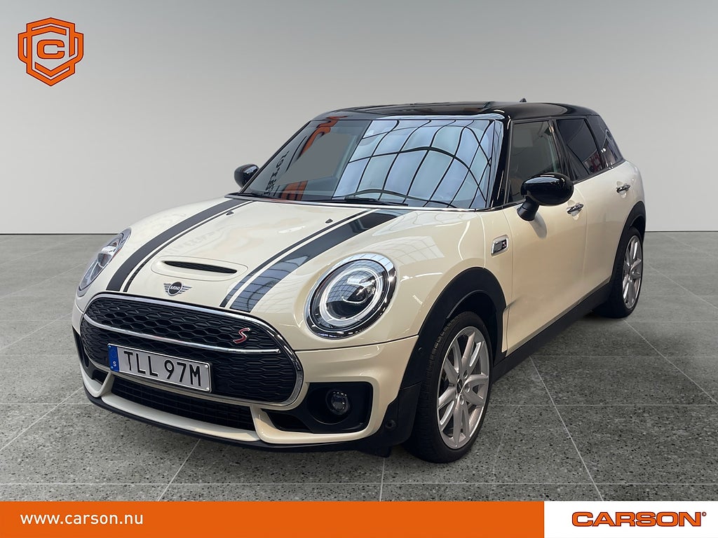 MINI Clubman Cooper S Aut 192HK John Cooper Works PDC Fram/Bak Läder