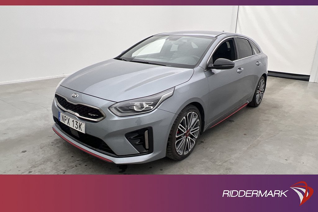 Kia Cee´d ProGT 1.6 T-GDI DCT 204hk Kamera Navi Rattvärme