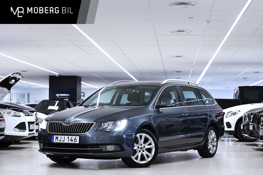 Skoda Superb 2.0 TDI 170hk Drivers Edition Värmare Drag PDC