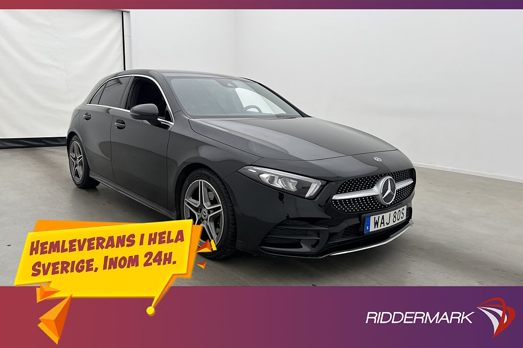 Mercedes-Benz A 180 136hk AMG Sport Backkamera 602kr Skatt