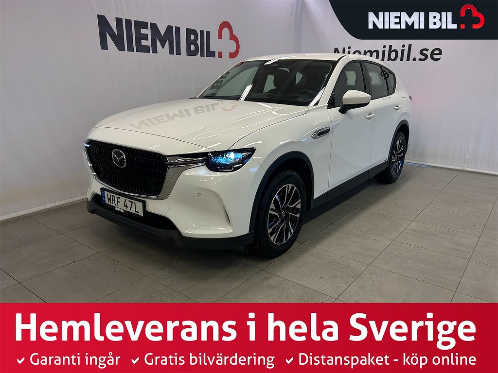 Mazda CX-60 PHEV Kamera/Drag/Navi/Rattvärme/S&V-däck/MOMS