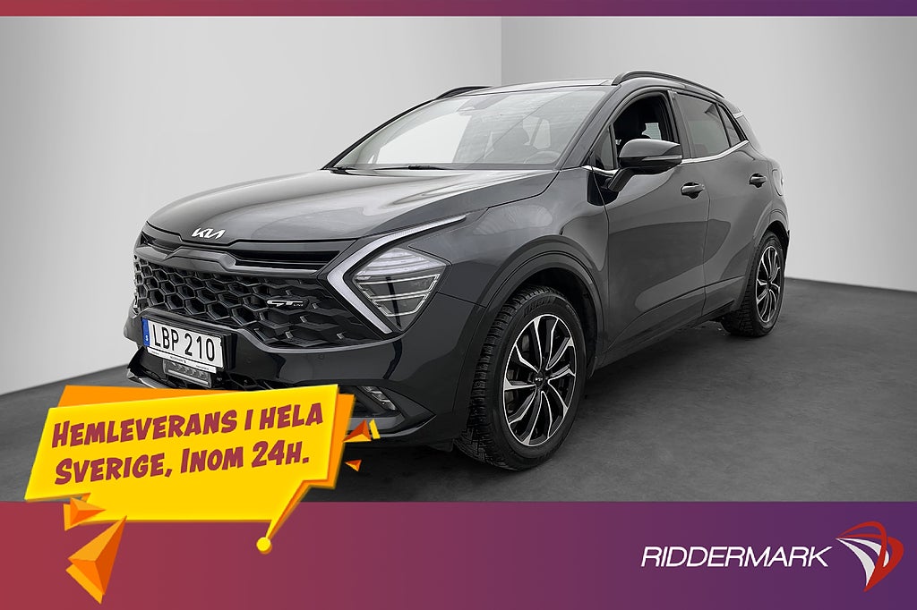 Kia Sportage PHEV AWD 265hk GT-Line Pano H/K 360° Drag MOMS