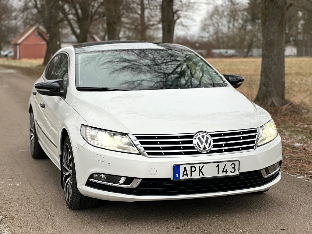 Volkswagen CC 2.0 TDI DPF BMT, Svensksåld, Panorama, Backkamera, Drag