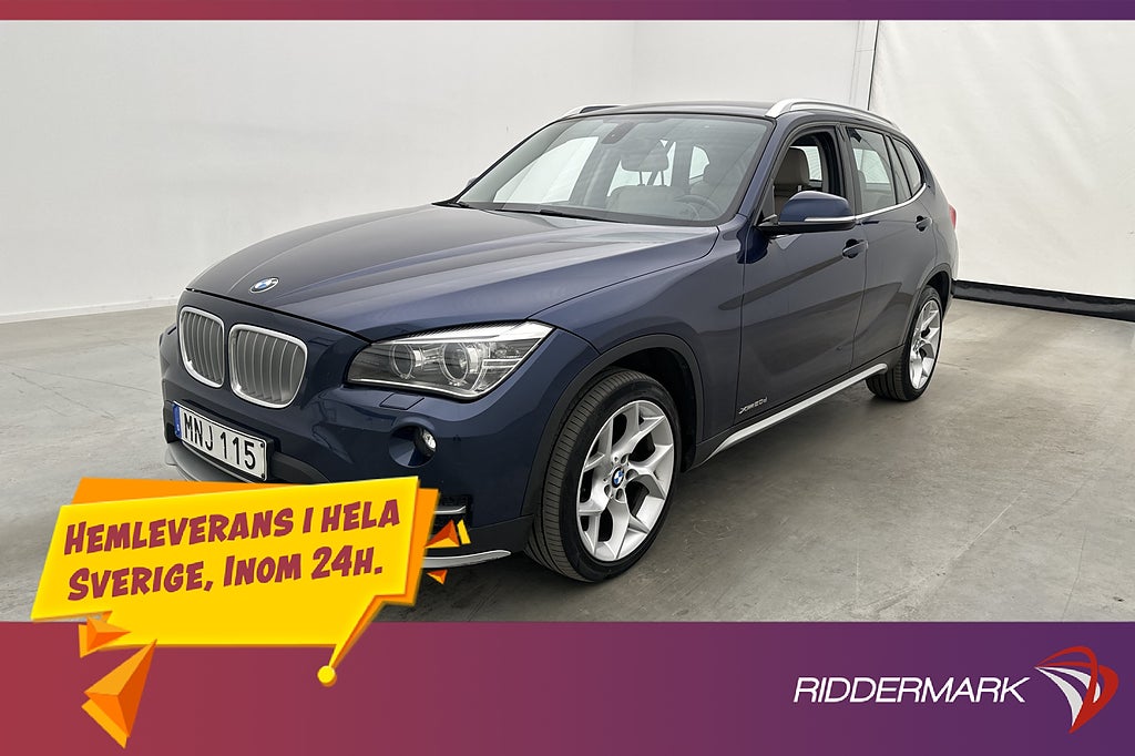 BMW X1 xDrive20d 184hk Xline P-Sensorer Skinn Dragkrok