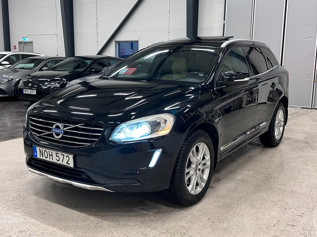 Volvo XC60 D4 181HK SUMMUM PANO DRAG SKINN NAVI SENSORER