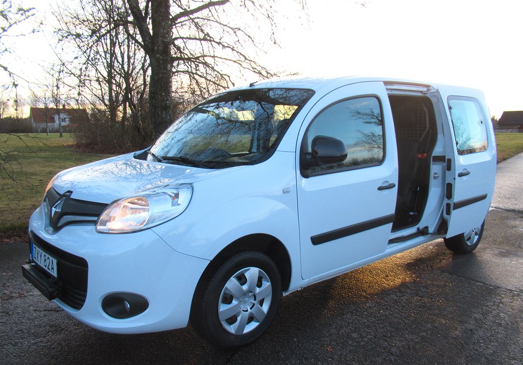 Renault Kangoo Maxi Tech 5-sitsig Dubbelhytt, Dieselvärmare 