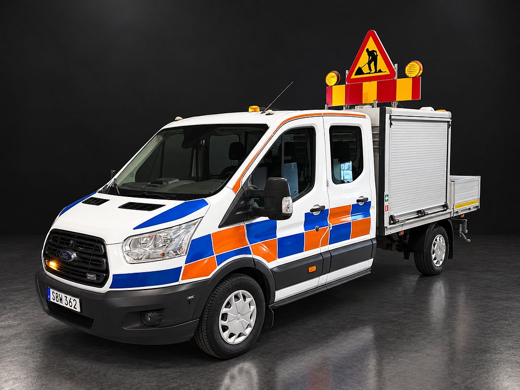 Ford transit 350 Chassi 6 sits Dubbelhytt 2.0 TDCi Manuell, 170hk