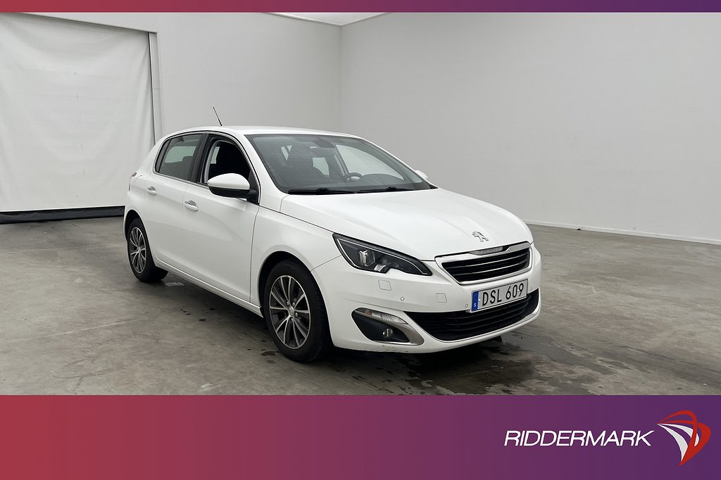 Peugeot 308 BlueHDI 120hk Allure Sensorer Farthåll 0,31L/Mil