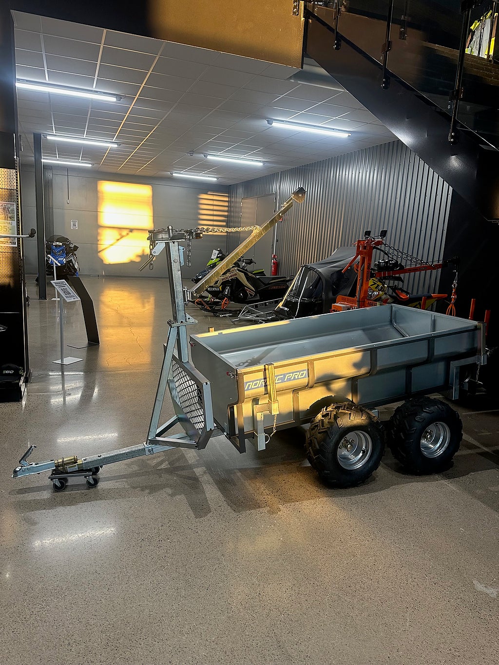 Polaris ATV1600 Timmervagn 