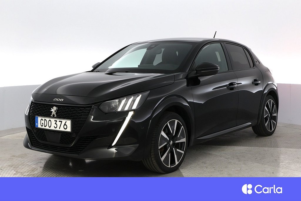 Peugeot E-208 GT Pack 2.99% Pano Adap.Fart Navi Värmare