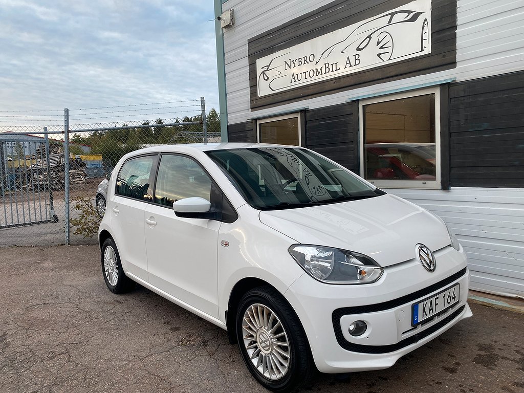 Volkswagen UP! 5-dörrar 1.0 high up! Euro 5&Nykamrem&Nyservad