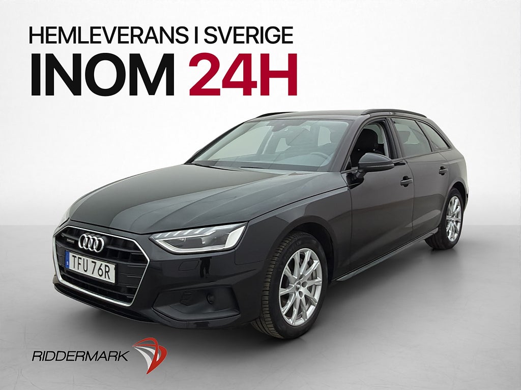 Audi A4 Avant 40 TDI Q 190hk Proline Dragkrok Kamera Värmare