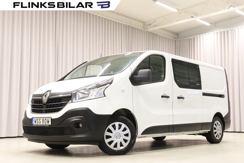 Renault trafic dCi 145HK Dubbelhytt|6-Sits|Drag|GPS|Leasebar