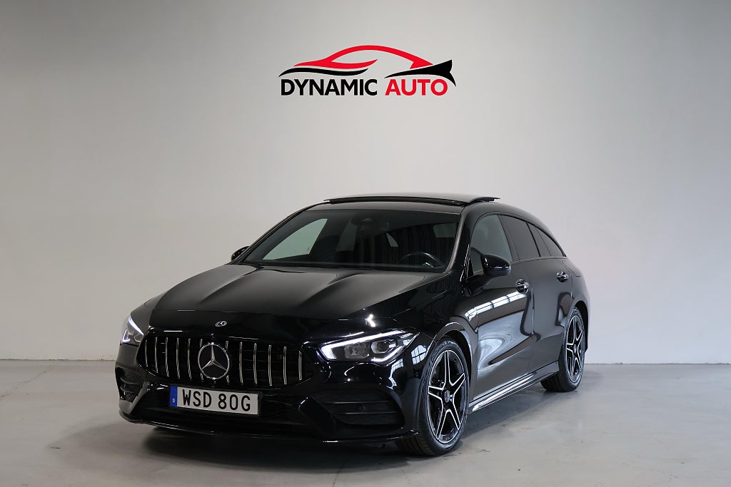 Mercedes-Benz CLA 250 e SB 8G AMG Line Panorama/Belysning/Drag/Värmare
