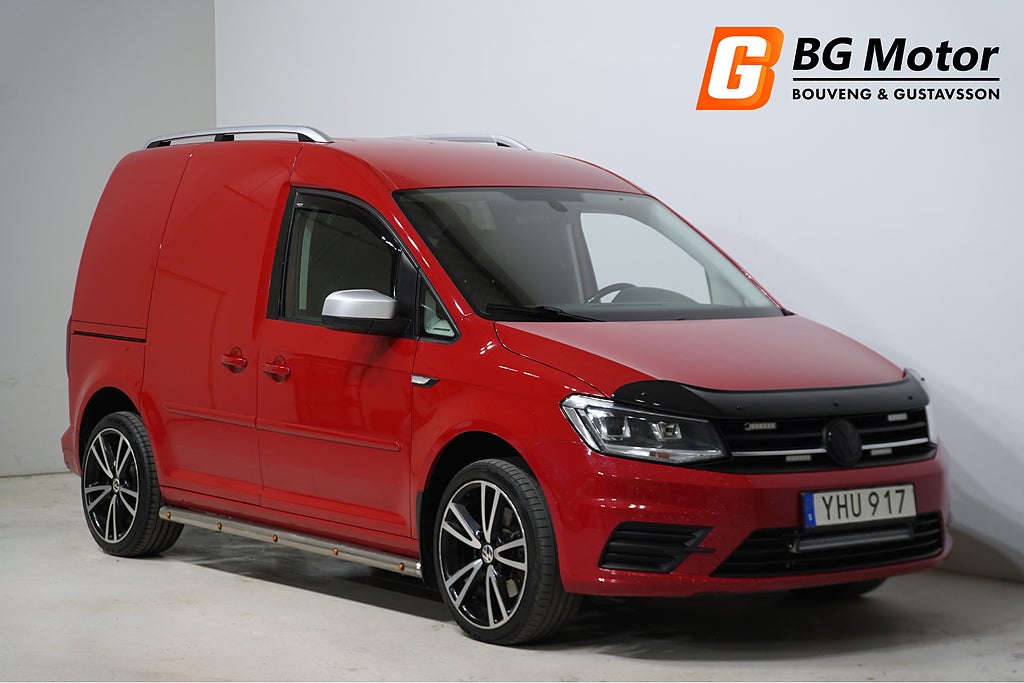 Volkswagen Caddy R 2.0 TDI 150HK Aut Drag/Värmare/Skinn/Inredd/Välservad
