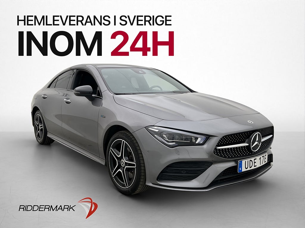 Mercedes-Benz CLA 250 e Coupé AMG Line Pano Wide Värm Drag