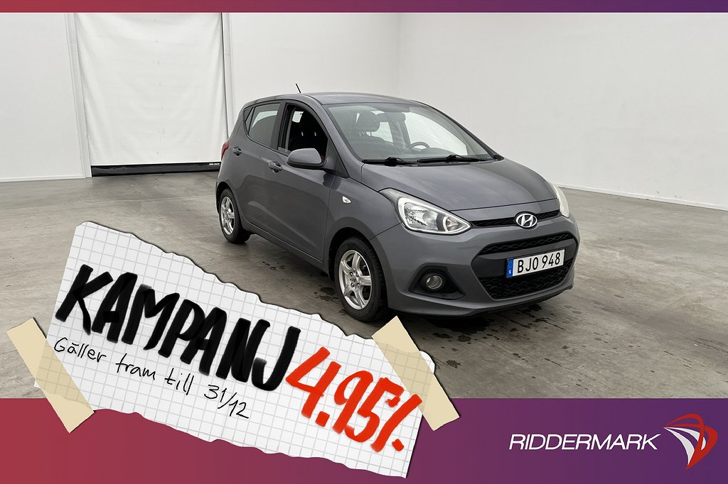 Hyundai i10 1.0 67hk ComfortPlus Rattvärme 4,95% Ränta