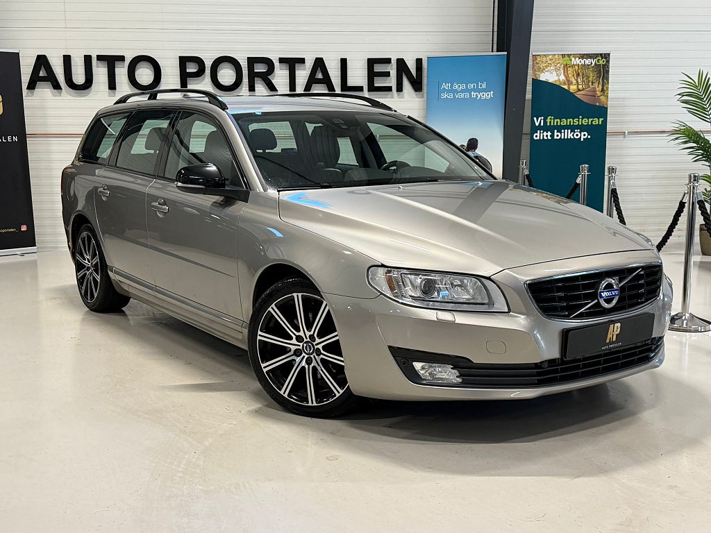Volvo V70 D4 Automat Black Line Skinn 19tum Volvo original Navi