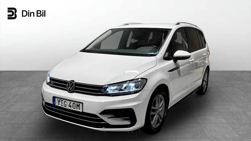 Volkswagen Touran TSI 150 DSG / R-Line/P-Värmare/Drag/7-Sits