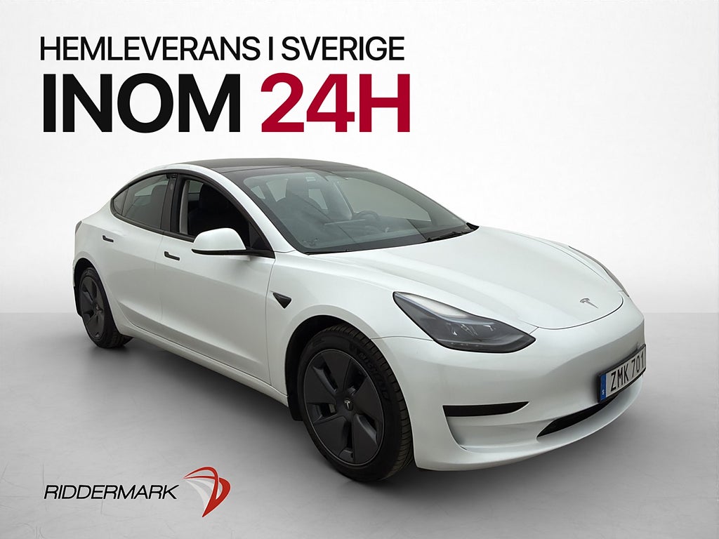 Tesla Model 3 Standard Range Autopilot Panorama Svensksåld