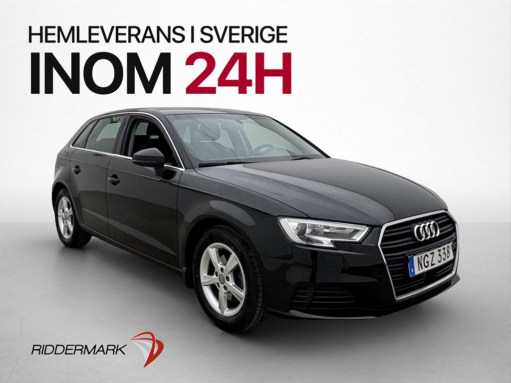 Audi A3 Sportback 1,5 TFSI 150hk Proline P-Sensorer Adp-Fart