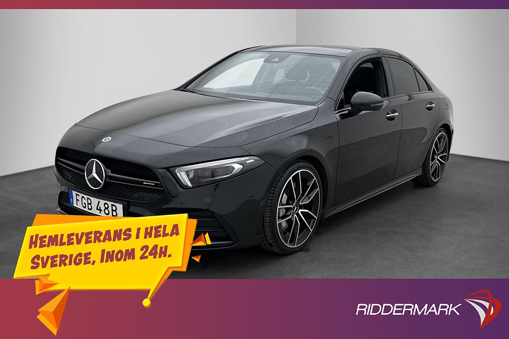 Mercedes-Benz AMG A 35 4MATIC 306hk Panorama Wide MOMS