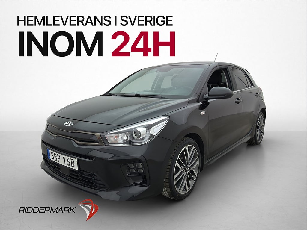Kia Rio 120hk GT-Line Kamera CarPlay Rattvärme Farthållare