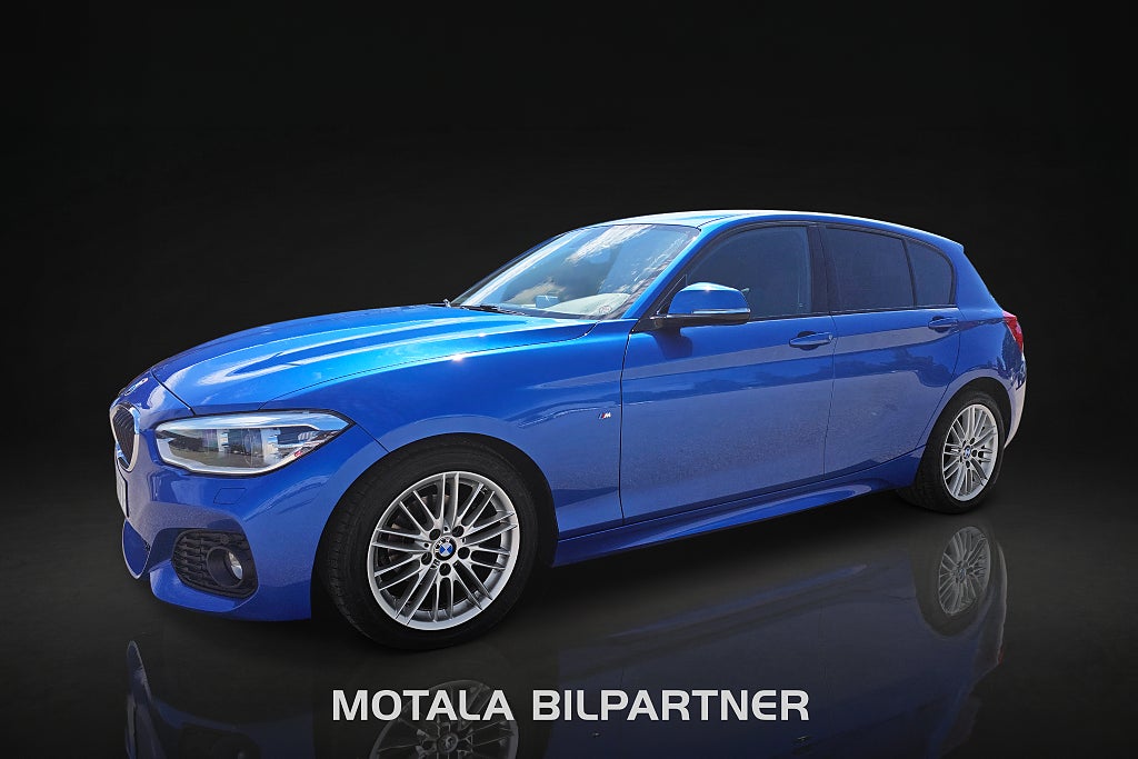 BMW 118I M-Sport | Automat | Estorilblå | Läder | LED | Rattvärm