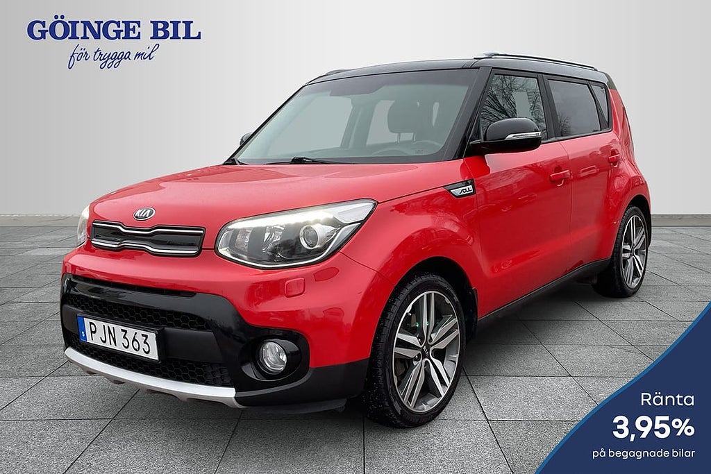 Kia Soul 1.6 CRDi DCT GLS Drag/ Kamera/ Rattvärme/ Carplay/ Navi