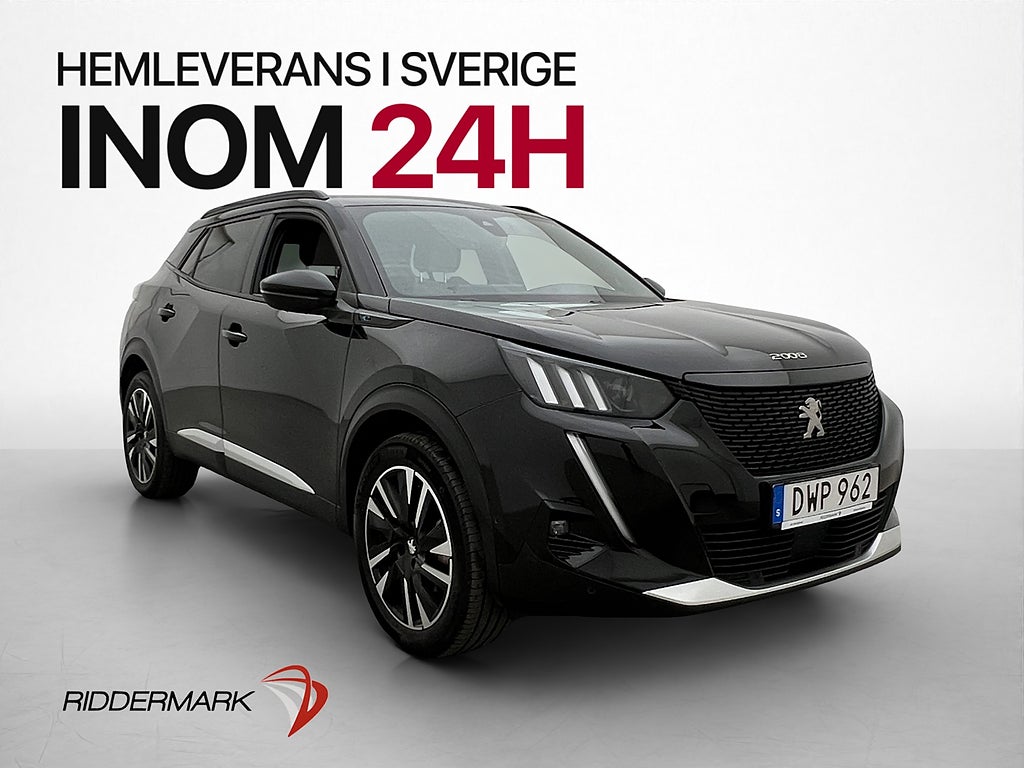 Peugeot E-2008 136hk GT Kamera Adaptiv-Fart Navi  Halvskinn