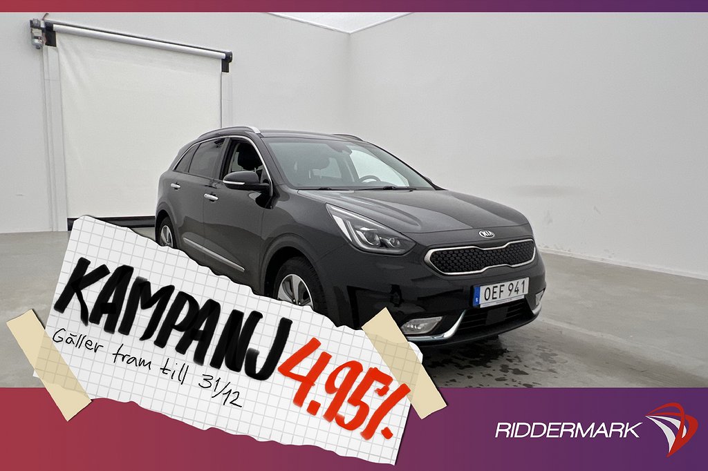 Kia Niro P-Hev 141hk Advance Plus 2 Kamera Nav 4,95% Ränta