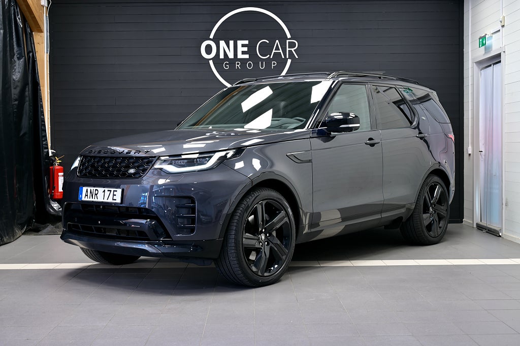 Land Rover Discovery D300 MHEV 7-sits R-Dynamic MOMS Nyservad Nybilsgaranti