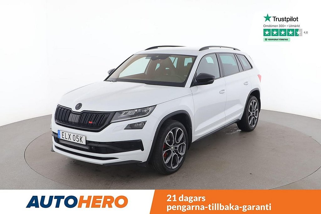 Skoda Kodiaq RS Skoda 2.0 TDI 4x4 / Carplay, Backkamera, Rattvärme