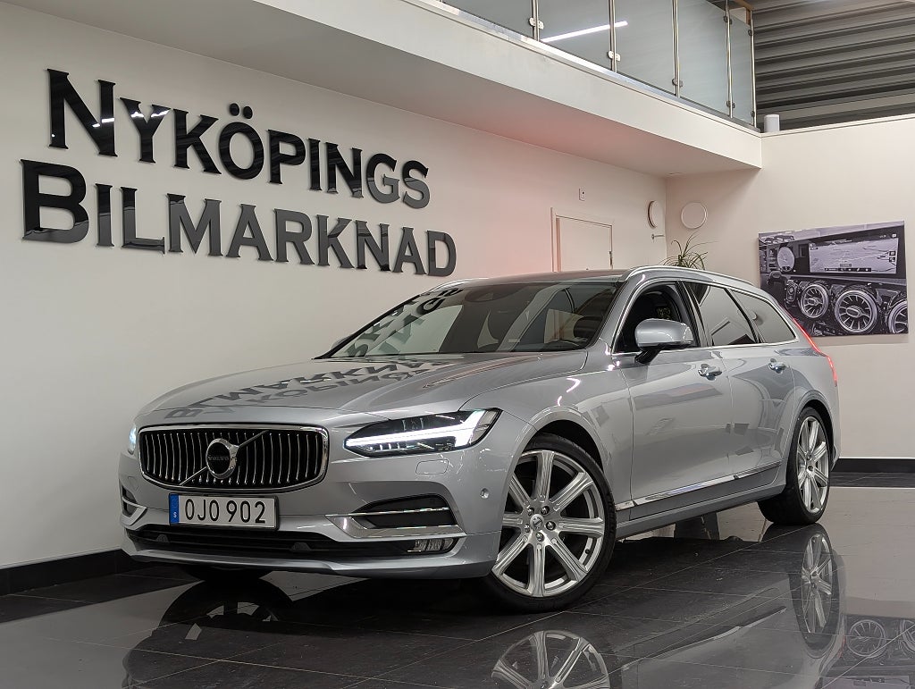 Volvo V90 D5 AWD Inscription Euro 6 GPS | Kamera | Skinn | Drag