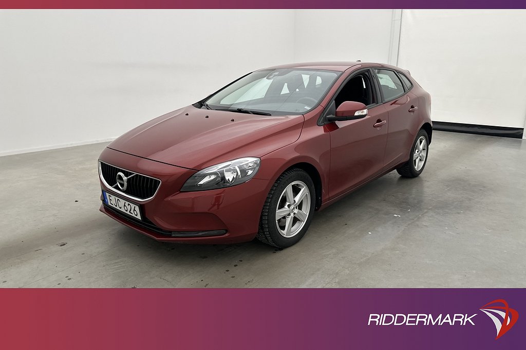 Volvo V40 T3 152hk Kinetic VOC P-Värmare Sensorer Låg-Skatt